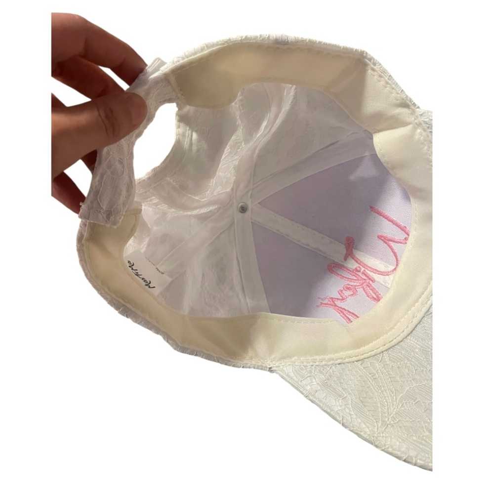 Wifey Embroidered Lace White Cap - Picture 3 of 7